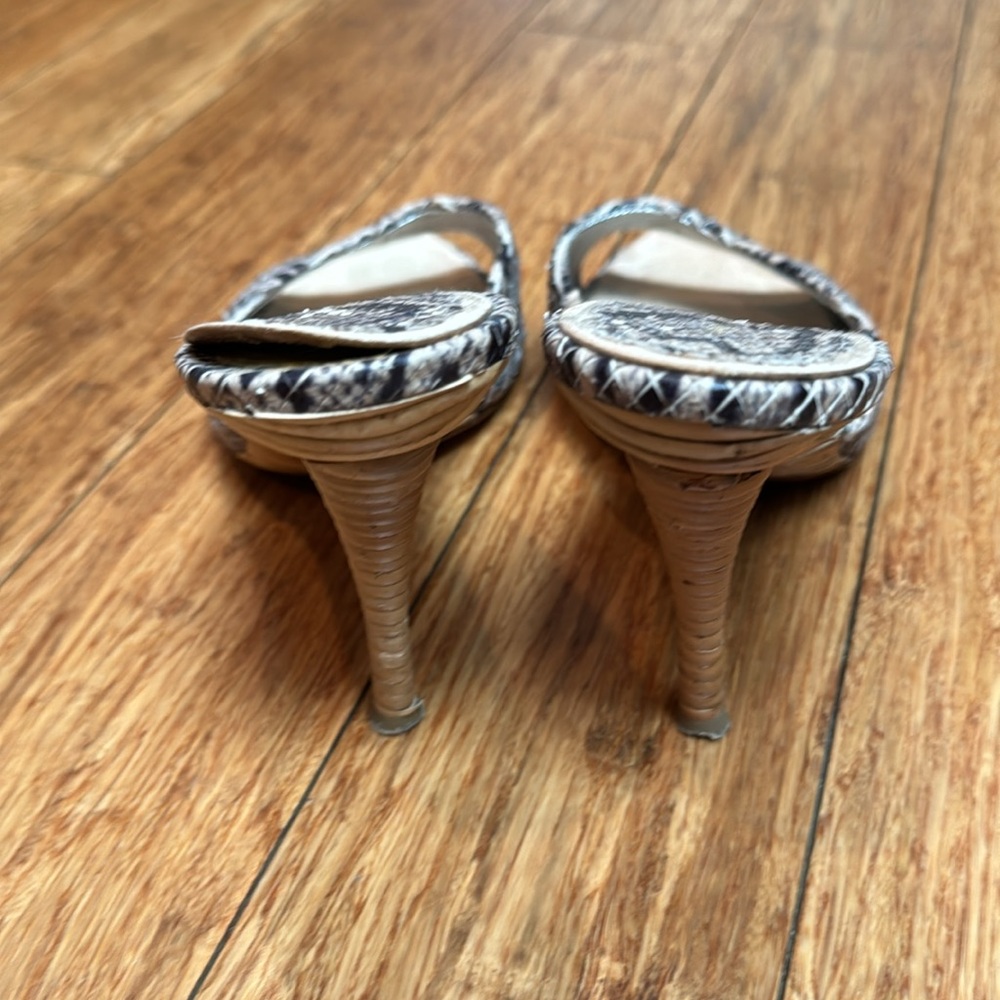 Snakeskin Nine West Studio Slides - image 2
